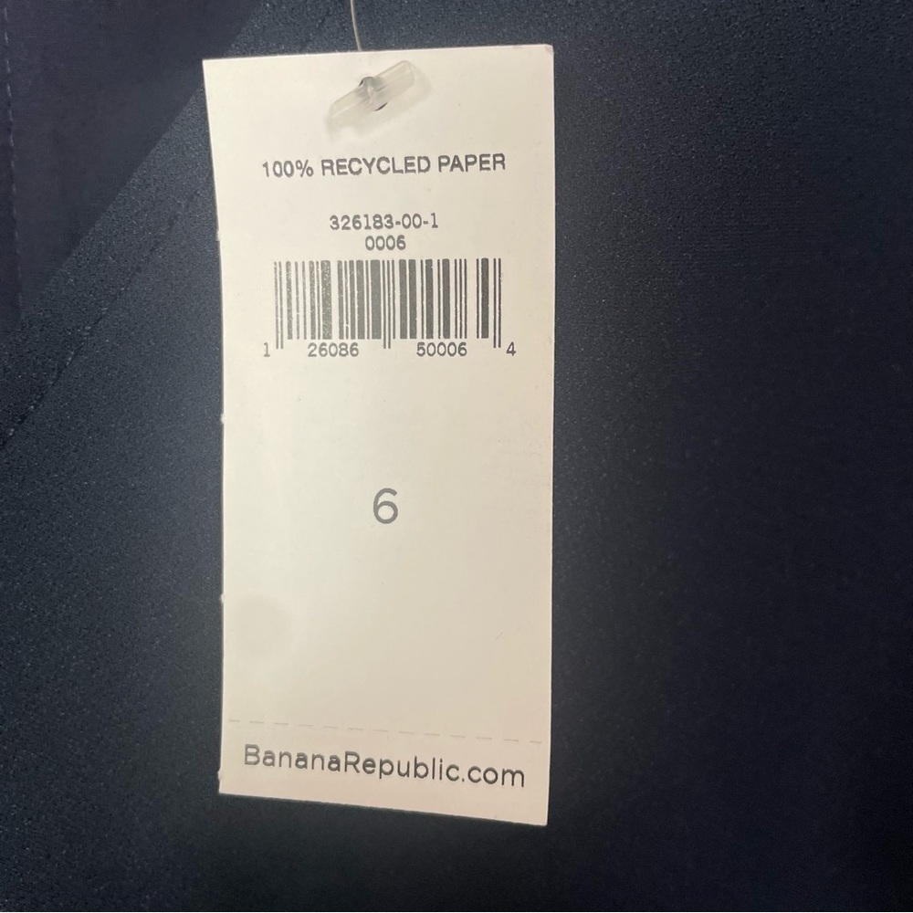 Banana Republic Black V-Neck Flutter Sleeve Dress - Picture 13 of 15